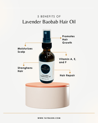 Lavender Baobab Hair Oil