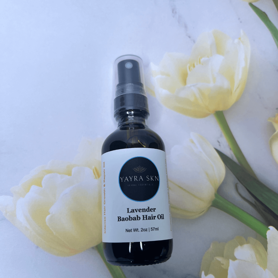 Lavender Baobab Hair Oil